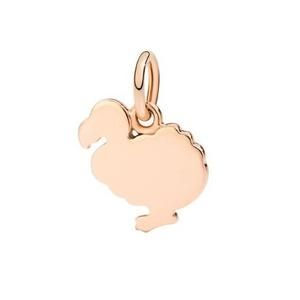 DODO Mod. DMB9018DODOM0009R Gold 9kt unisex ciondolo, dodo-shaped charm in gold material for elegant styling.
