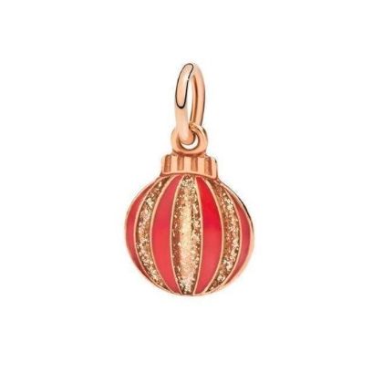 Unisex gold ciondolo pendant, DODO Mod. DMB9040BALLSERO9R Gold 9kt, elegant gold design with red and gold accents.