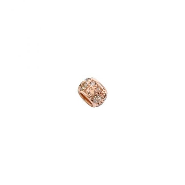 DODO Mod. DUB6001RONDEDBR9R Gold 9kt unisex charm in 9kt gold, elegant and stylish accessory for all genders, jewelry collection essential.