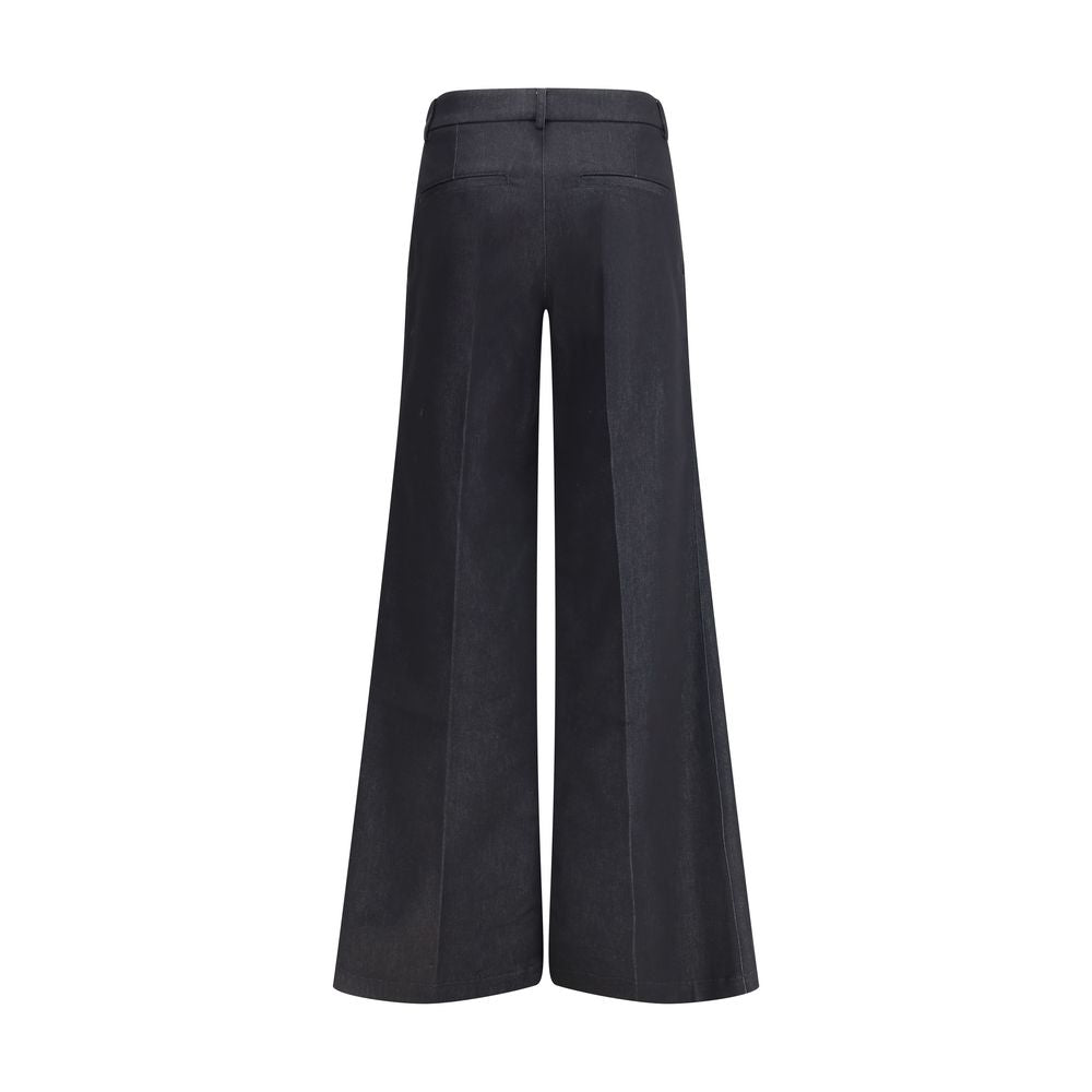 Darkpark Black Polyester Flared Pants 1728,26,27,72470364320,Black,Clothing,Darkpark,Flared Pants - Pants - Clothing,New with tags,Pants - Clothing,Women