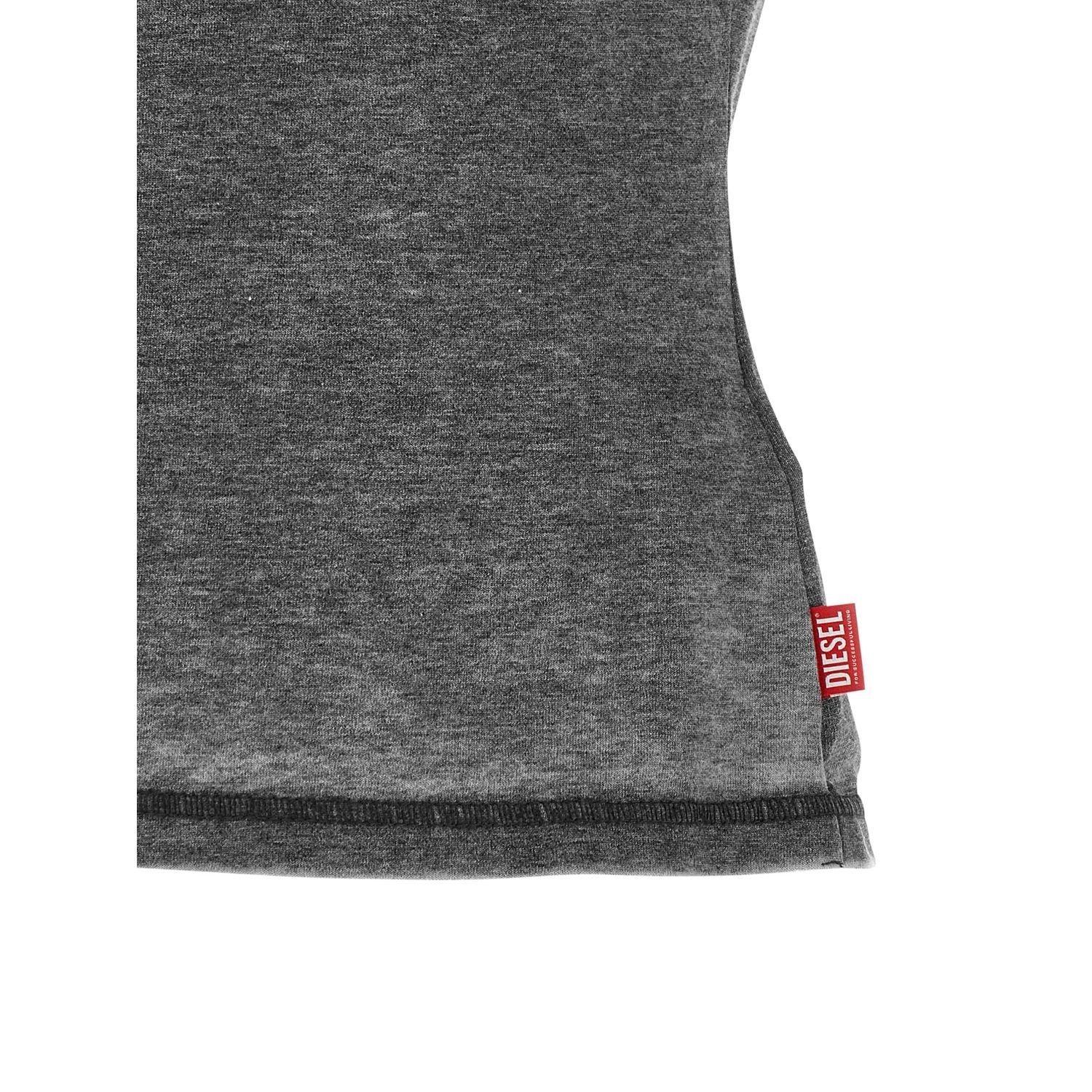 Diesel Gray Polyester T-Shirt