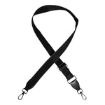 Dolce & Gabbana Black Solid Polyester Bag Handle Shoulder Strap