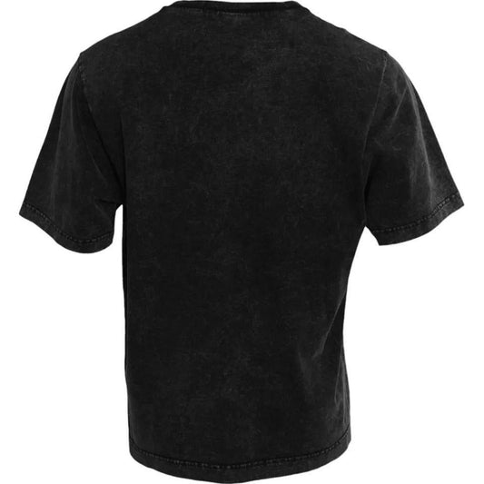 Dolce & Gabbana Black Logo Print Cotton Crewneck Men T-shirt TSH86404-50