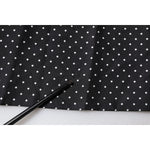 Dolce & Gabbana Black Polka Dots Silk Skinny Neck Wrap Scarf MS7301