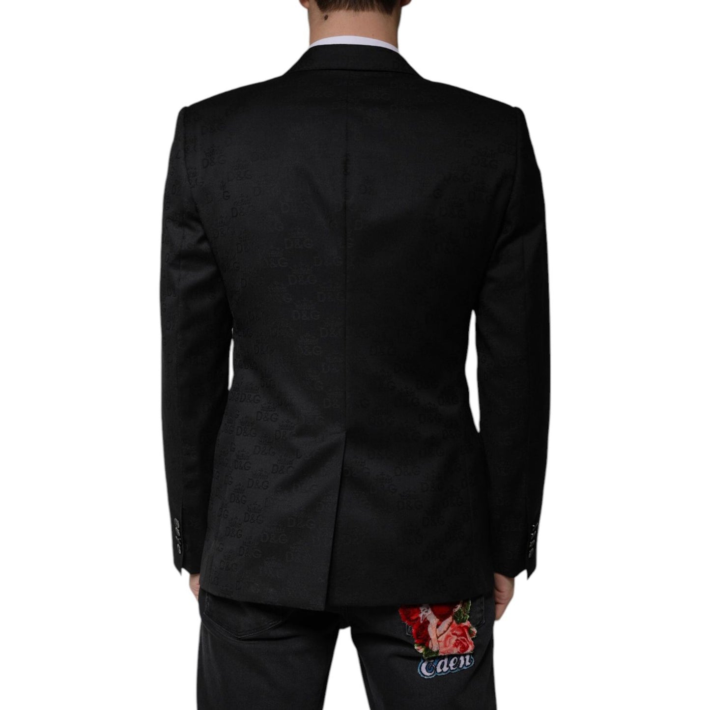 Dolce & Gabbana Black Wool Single Breasted Formal Blazer KOS2258-48
