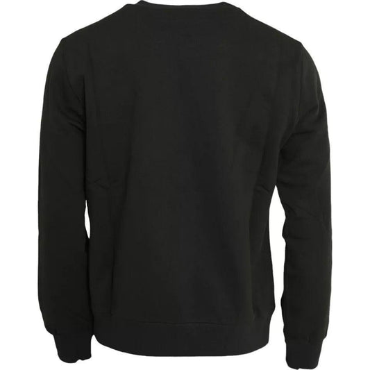 Dolce & Gabbana Green Logo Cotton Crew Neck Pullover Sweater TSH86384-52