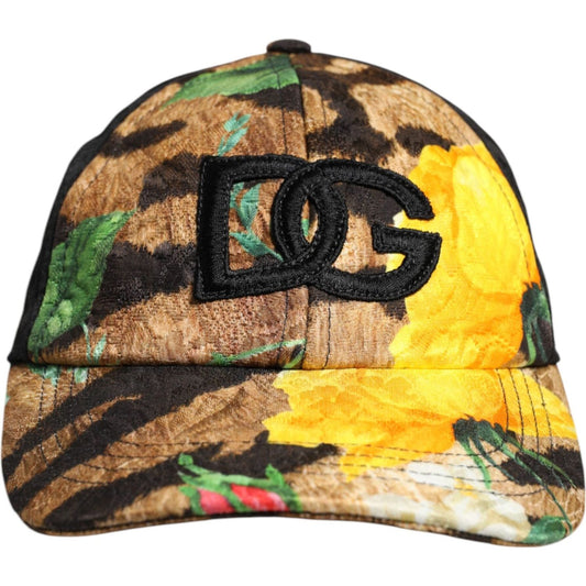 Dolce & Gabbana Multicolor DG Logo Patch 6 Panels Baseball Cap HAT9838-57