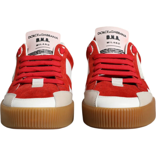 Dolce & Gabbana Multicolor Miami Leather Low Top Sneakers Shoes MV6289-41