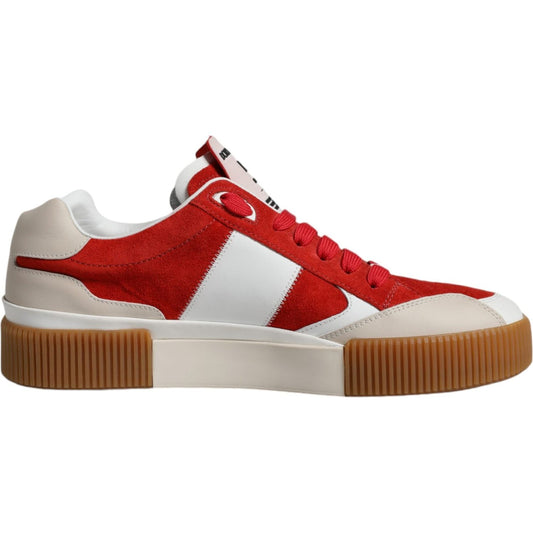 Dolce & Gabbana Multicolor Miami Leather Low Top Sneakers Shoes MV6289-41