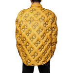 Dolce & Gabbana Yellow Logo Padded Buttoned Blouson Jacket JKT41270-52