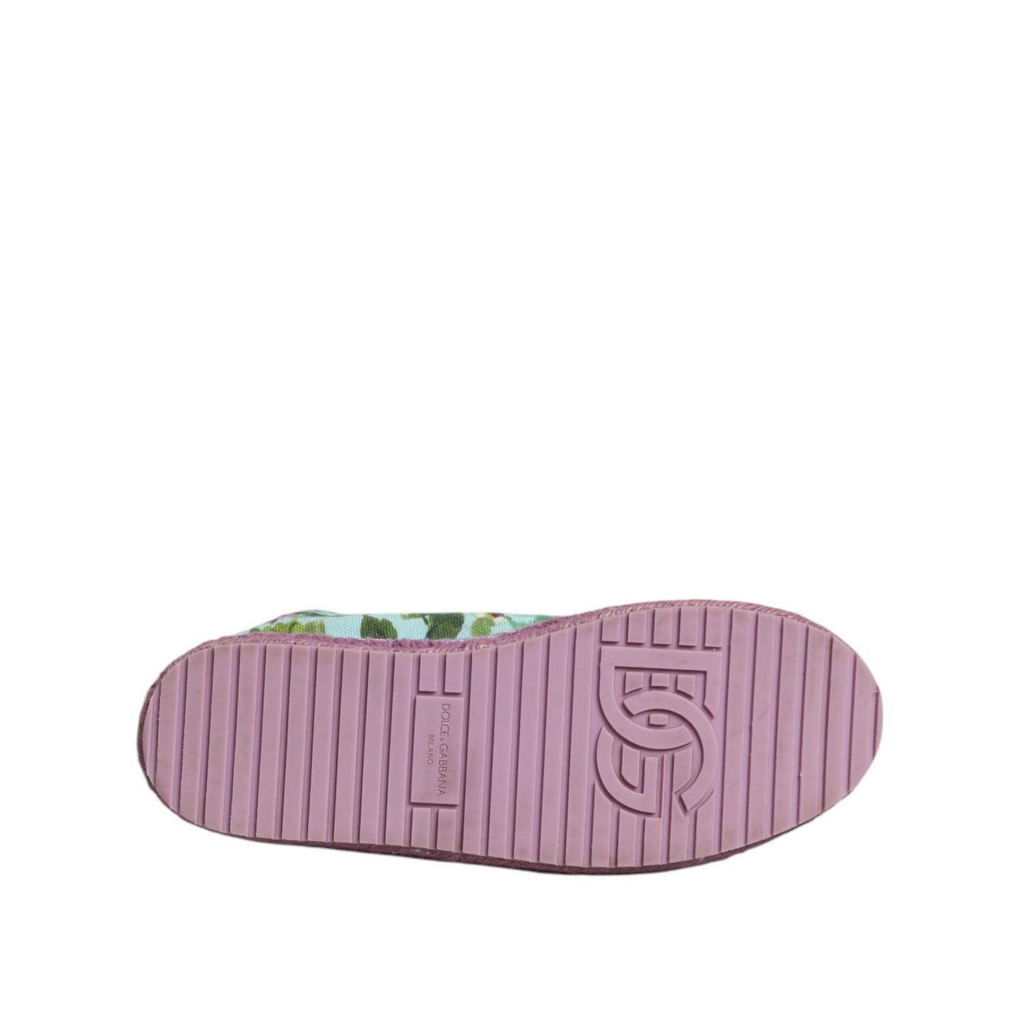 Dolce & Gabbana Multicolor Canvas Espadrilles Sneakers Shoes
