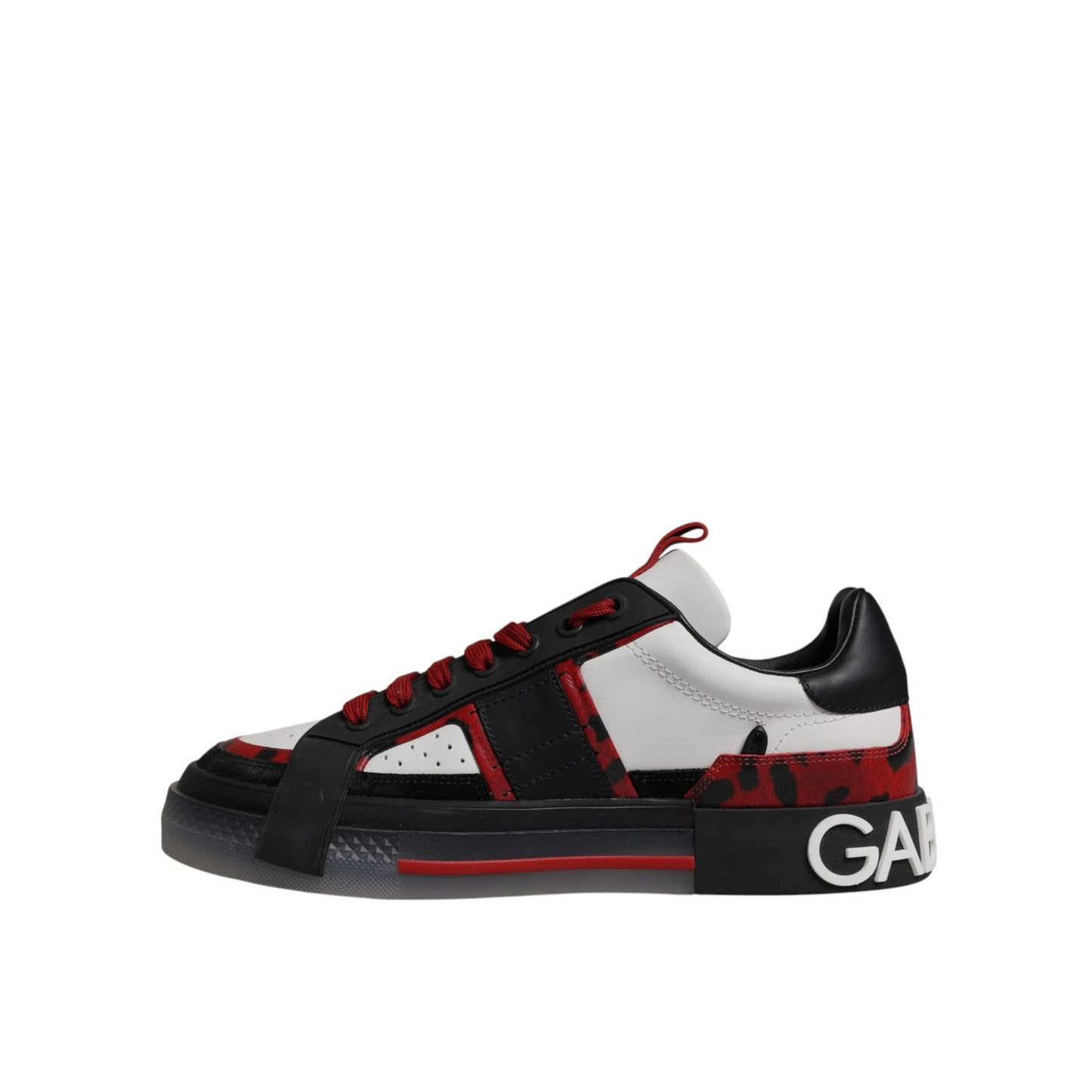 Dolce & Gabbana Multicolor Custom 2.Zero Sneakers Shoes in bold design, premium calf leather, and modern silhouette.