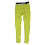 Dolce & Gabbana Neon Green Nylon Logo Lace Leggings Pants Underwear