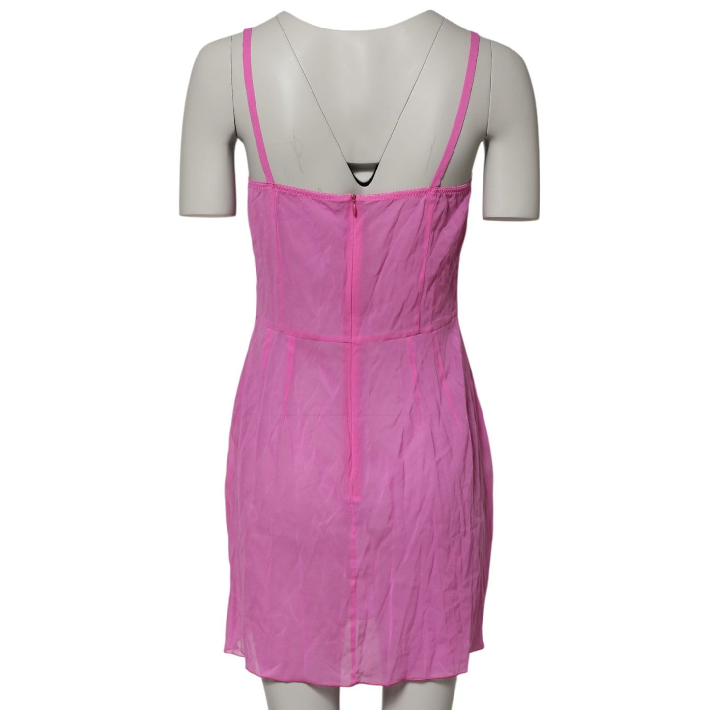 Dolce & Gabbana Pink Chemise Nylon Blend Sheer Lingerie Underwear