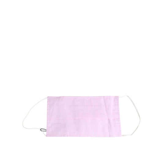 Dolce & Gabbana Pink Cotton Logo Elastic Ear Strap Face Mask with elastic ear straps, unisex design, and logo detail.