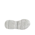 Sole view of Dolce & Gabbana White Daymaster Low Top Men Sneakers Shoes showcasing branding and grip design.
