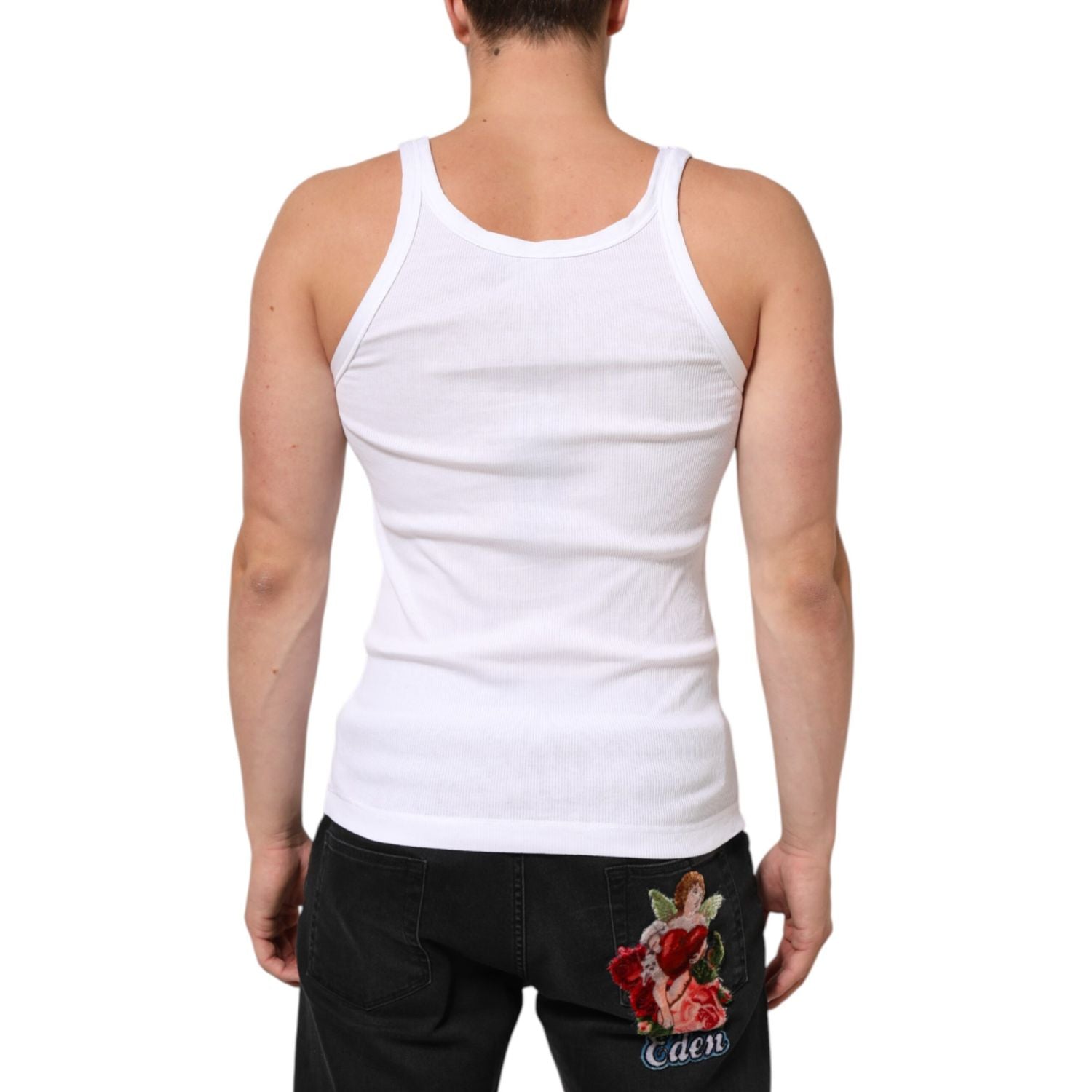 Front view with bag zipped and handles upright.