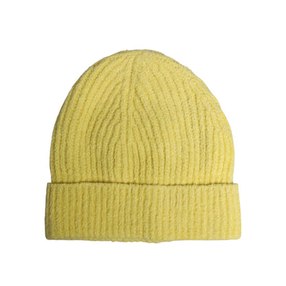 Dolce & Gabbana Yellow Cotton Knitted Winter Beanie Hat