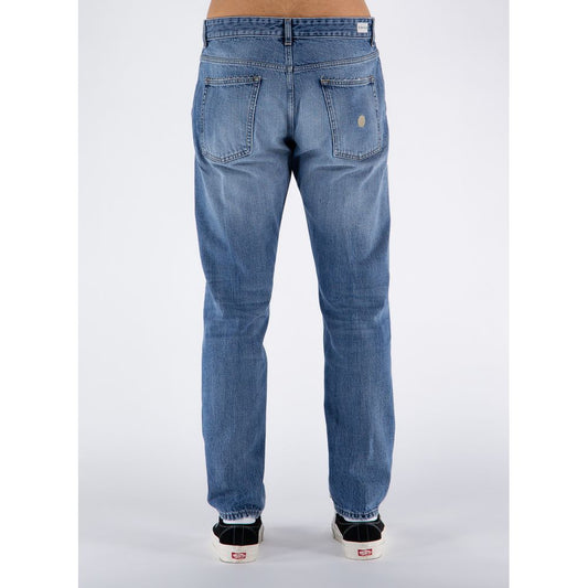 Back view of Don The Fuller Blue Cotton Men Jeans showcasing Italian craftsmanship and classic design.