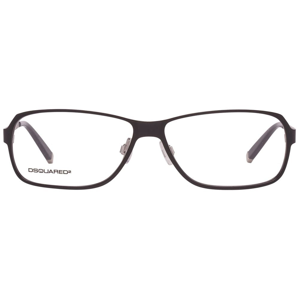 Dsquared² Black Metal Glasses (Frames) with 56/13/140 mm dimensions, model DQ5057-002-56, for men.