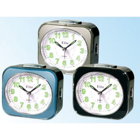 ELITE SVEGLIA ANALOGICA GRIGIA/ GREY ALARM CLOCK CLOCKS,Sveglia