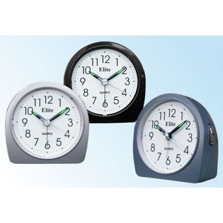 ELITE SVEGLIA ANALOGICA SILVER/ SILVER ALARM CLOCK CLOCKS