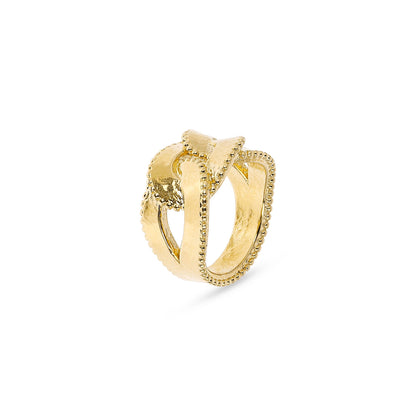 ETRUSCA JEWELS JEWELRY Mod. WSET00672.YG - 16 featuring a gold ring with intricate design
