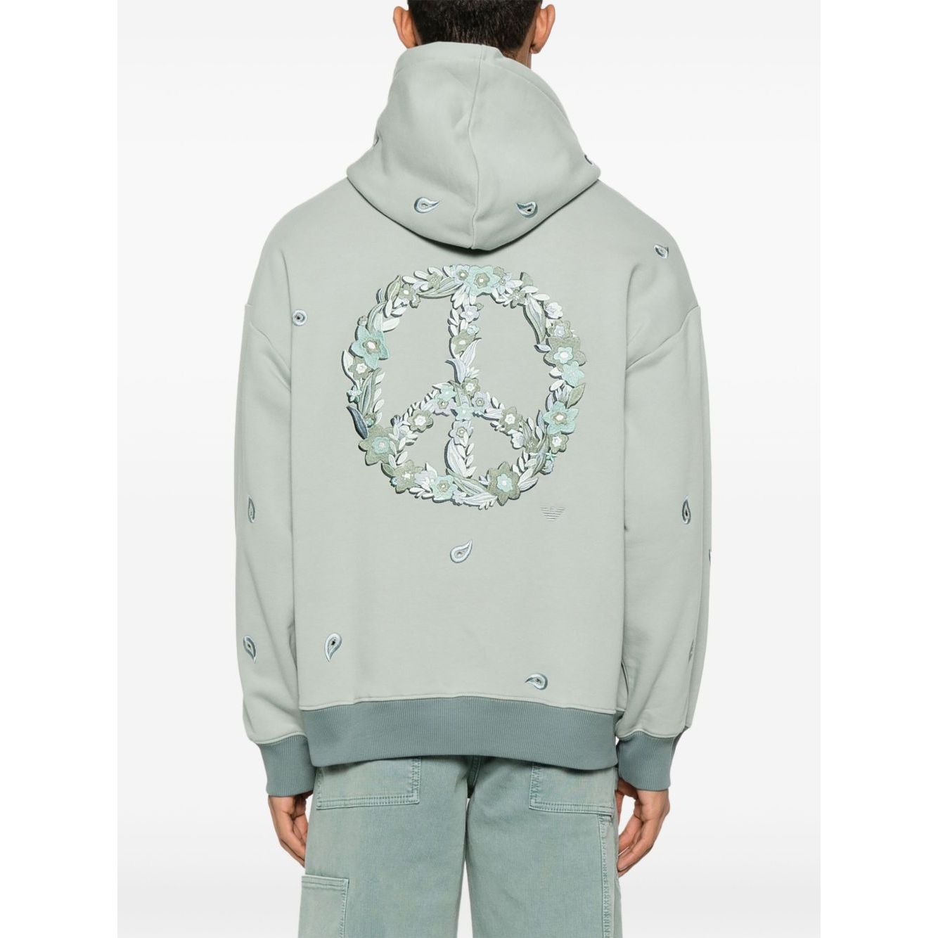 Emporio Armani Sweaters Clear Blue