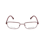 Ermenegildo Zegna Red Metal Frames eyeglasses with 53/17/140 mm measurements, unisex design in vibrant red metal material.