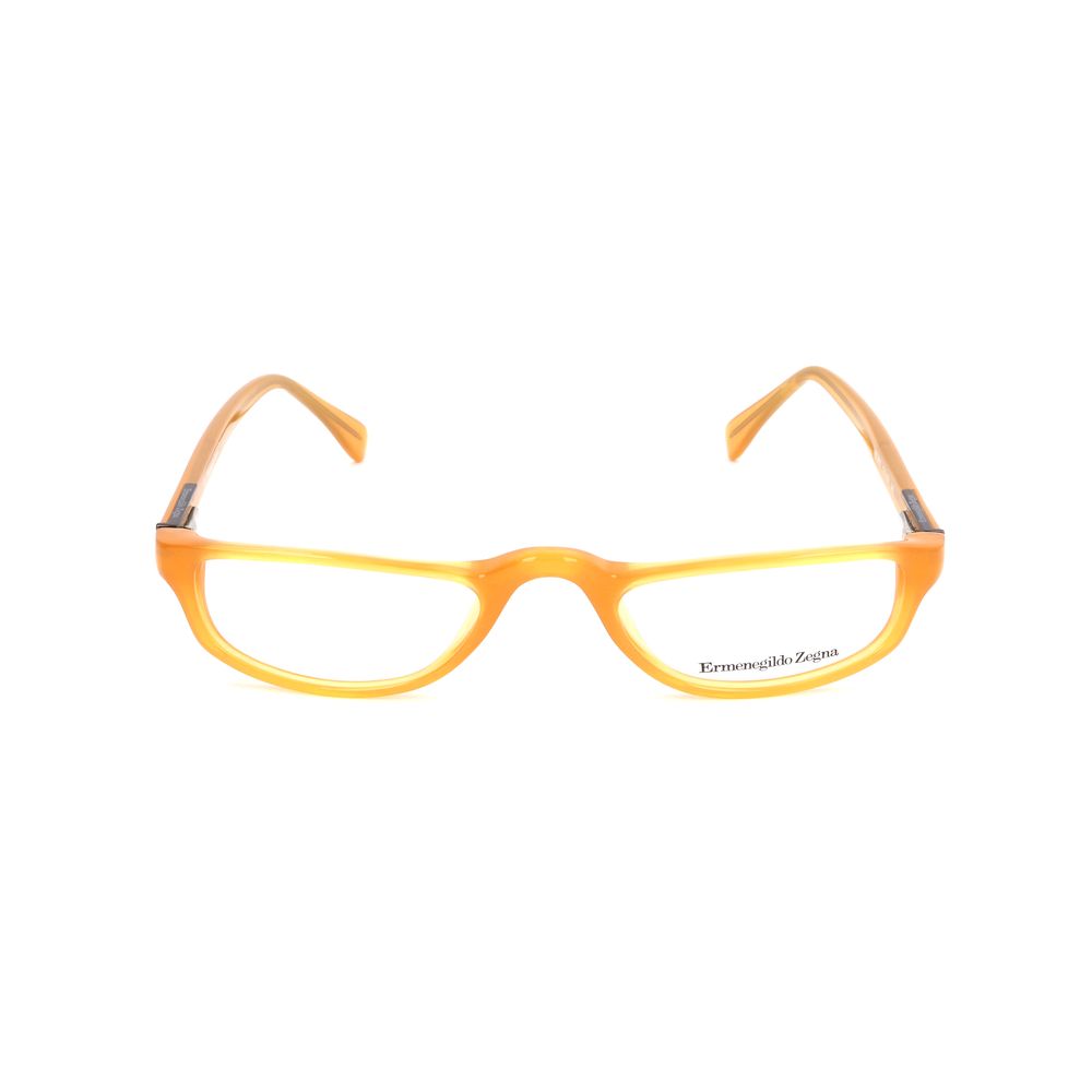 Ermenegildo Zegna Yellow Plastic Frames - Unisex glasses with measurements 50/22/145 mm