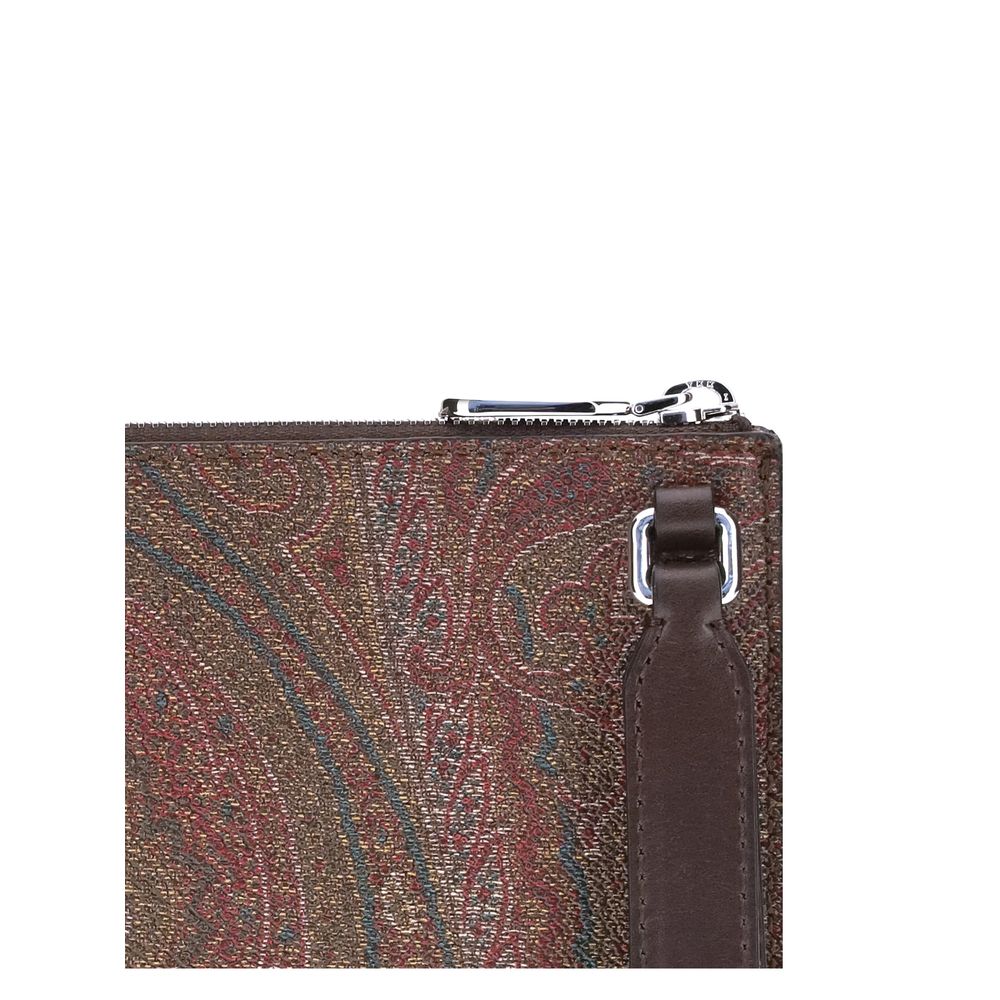 Front view with bag zipped and handles upright.