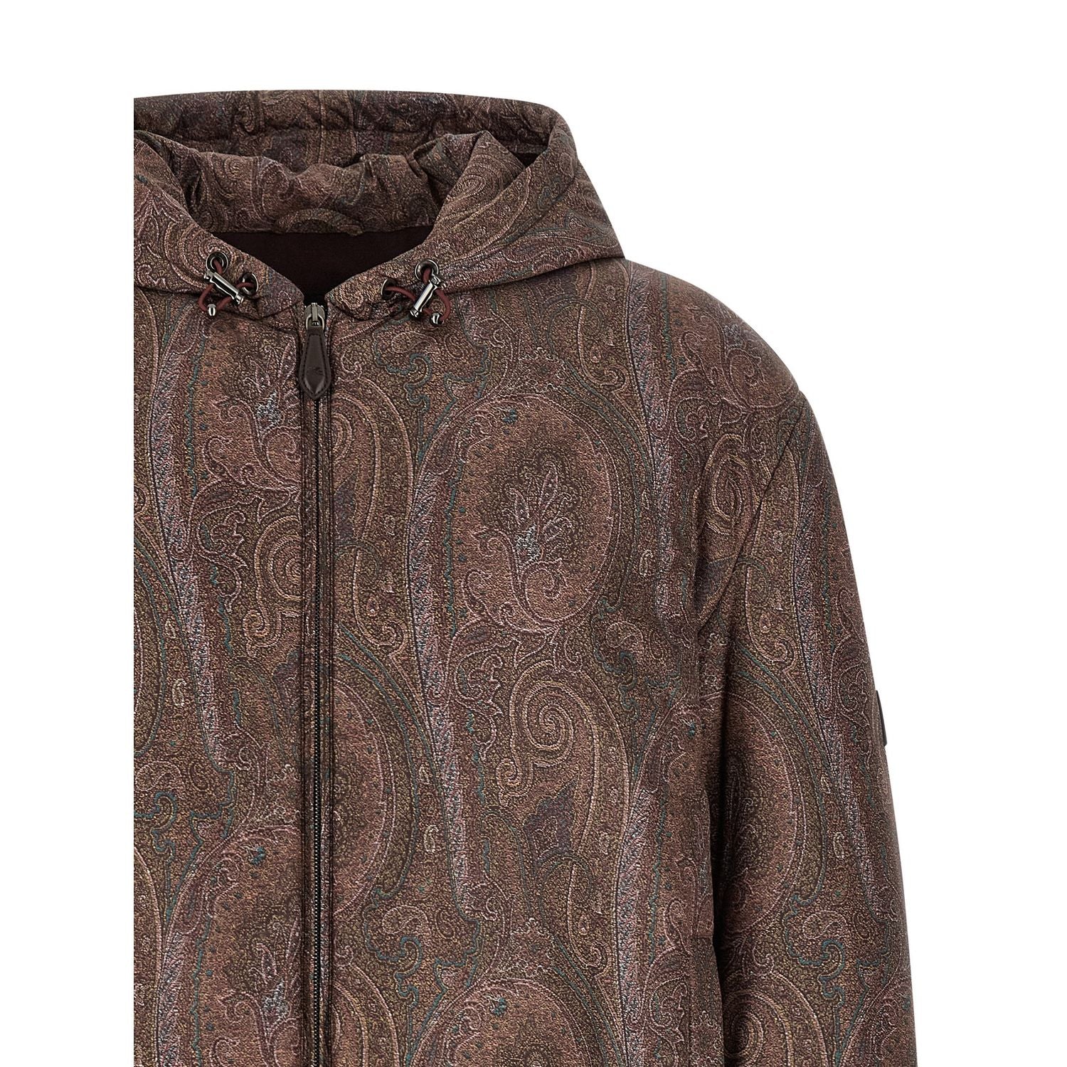 Etro Brown Polyester Bomber