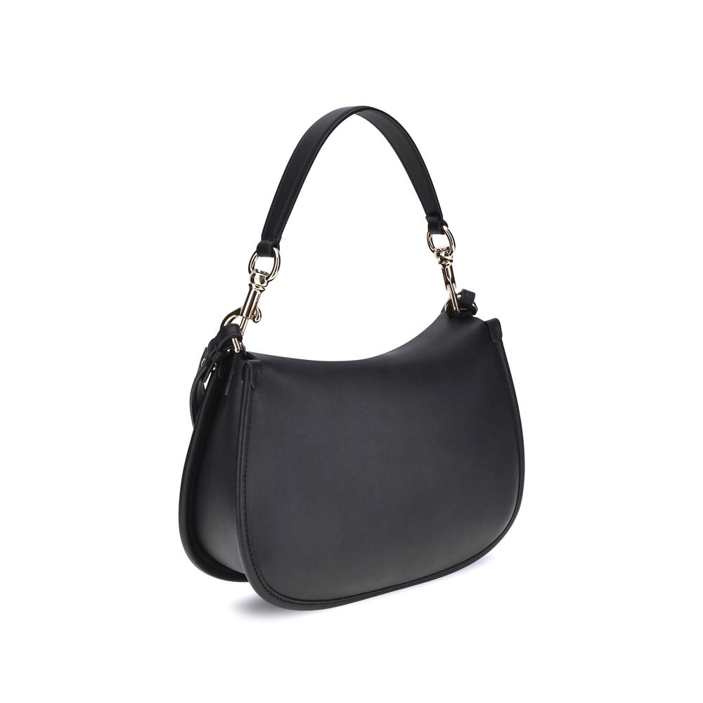 Front view with bag zipped and handles upright.