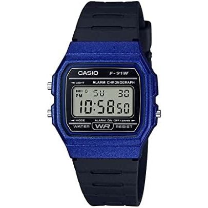 CASIO VINTAGE Mod. F-91 BIO RESIN STRAP - BLUE F-91WM-2ADF
