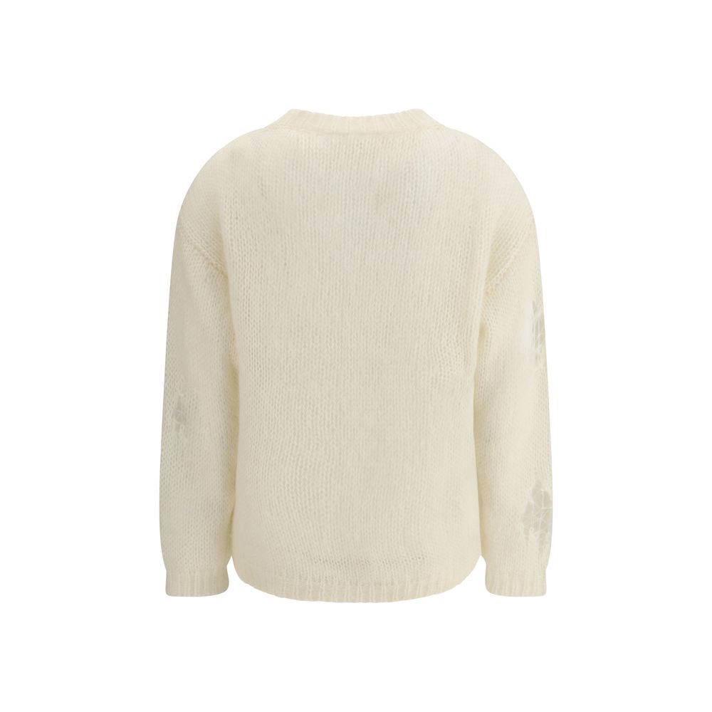Fabiana Filippi Cream Mohair Sweatshirt