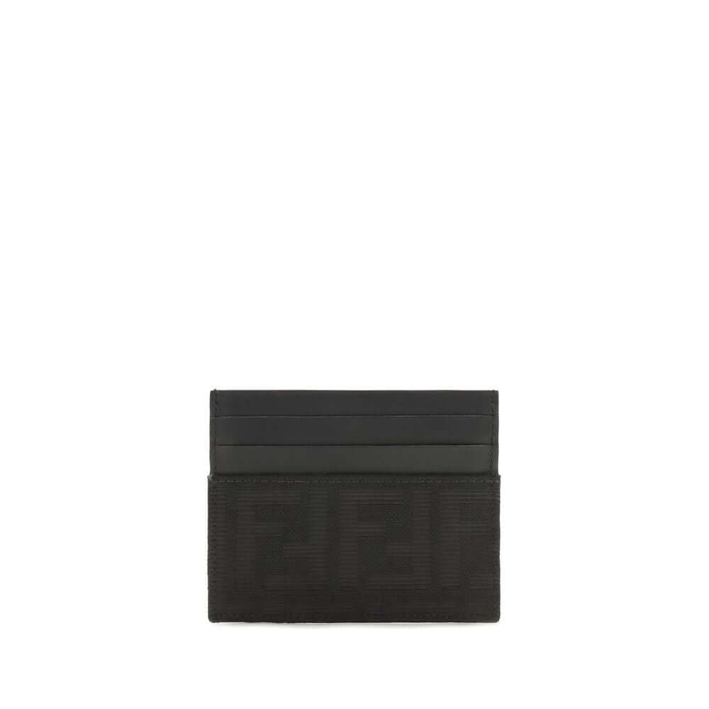 Fendi Black Polyester Wallet