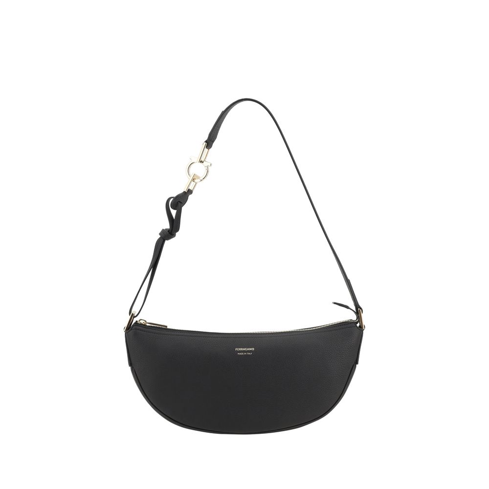 Front view with bag zipped and handles upright.