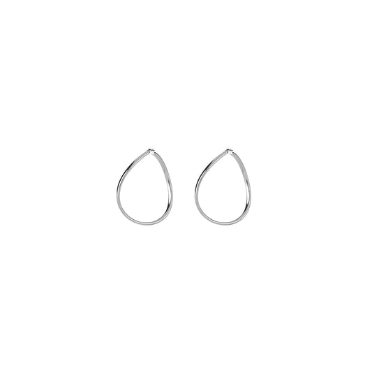 Silver earrings from GUESS JEWELS JEWELRY Mod. JUBE04197JWRHT-U collection, elegant design.