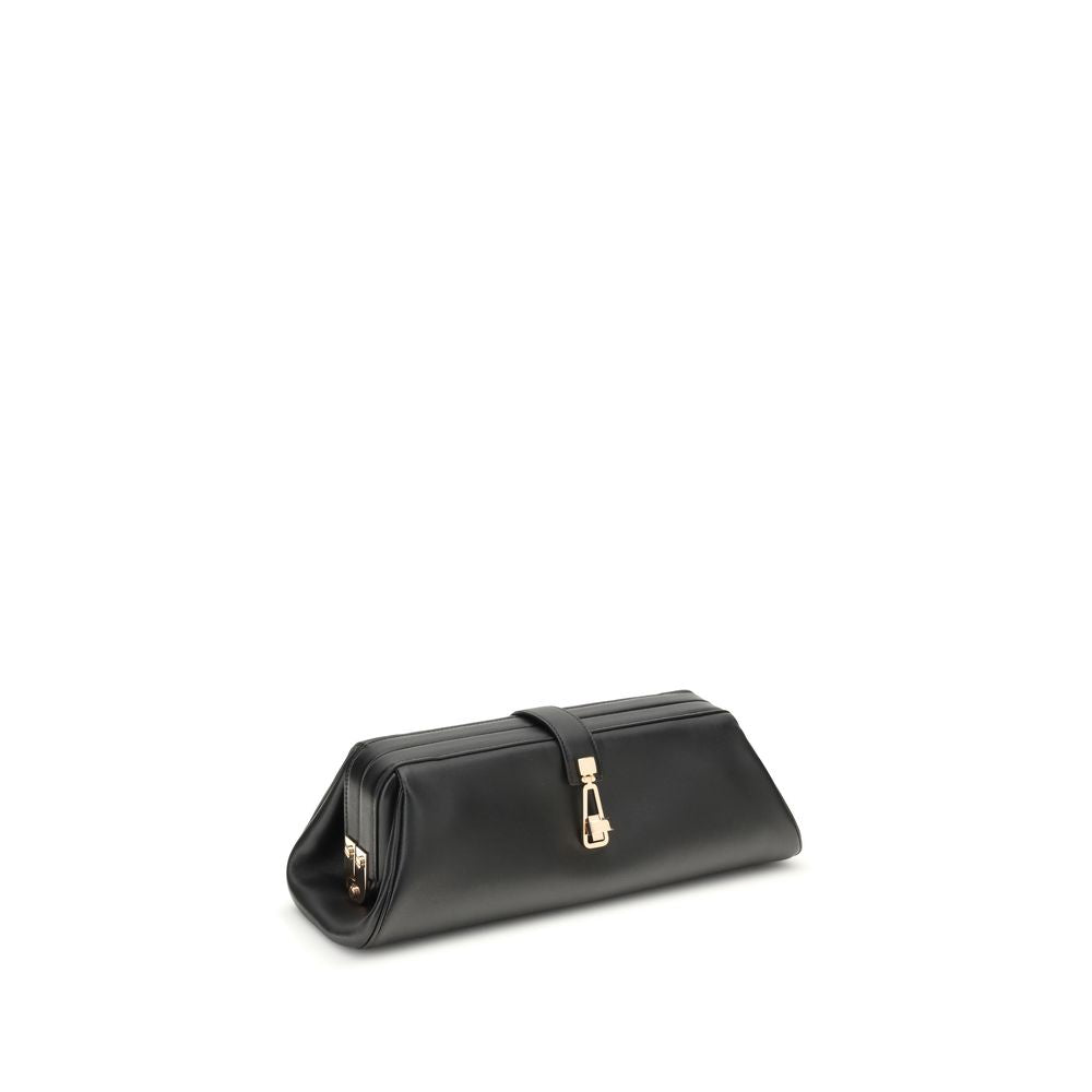 Front view with bag zipped and handles upright.