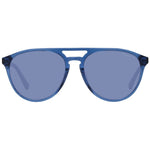 Gant Blue Men Sunglass with full-rim plastic frame, blue lenses, and aviator style, offering 100% UVA & UVB protection.