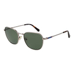 Gant Gray Men Sunglass with polarized green lenses and full-rim metal frame, providing 100% UVA & UVB protection, ideal for men.
