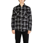Gianni Lupo Black Polyester Jackets & Coat