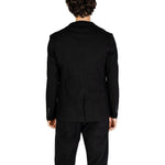 Gianni Lupo Black Cotton Blazer GI-14787200009-IT44 | S