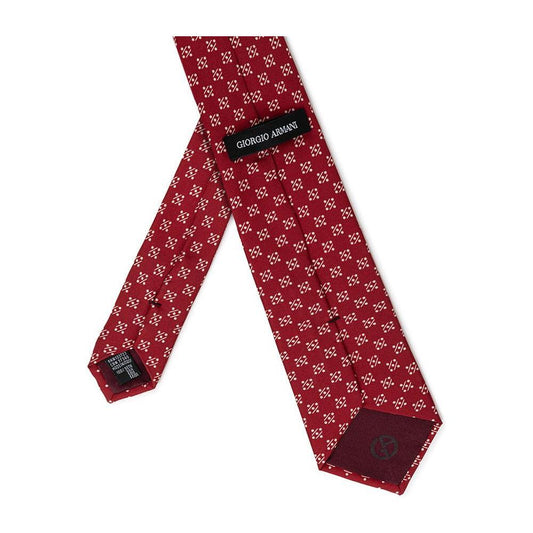 Giorgio Armani Red Silk Ties & Bowty GIAR-7859665-ONE SIZE