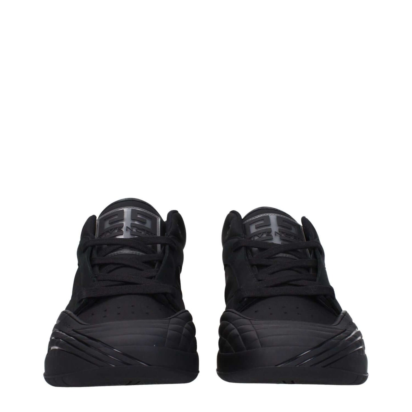 Givenchy Black Fabric Low Top Sneakers