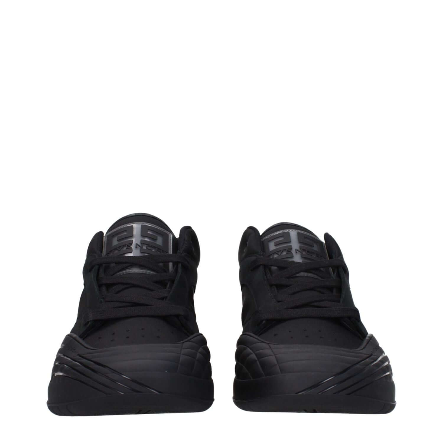 Givenchy Black Fabric Low Top Sneakers