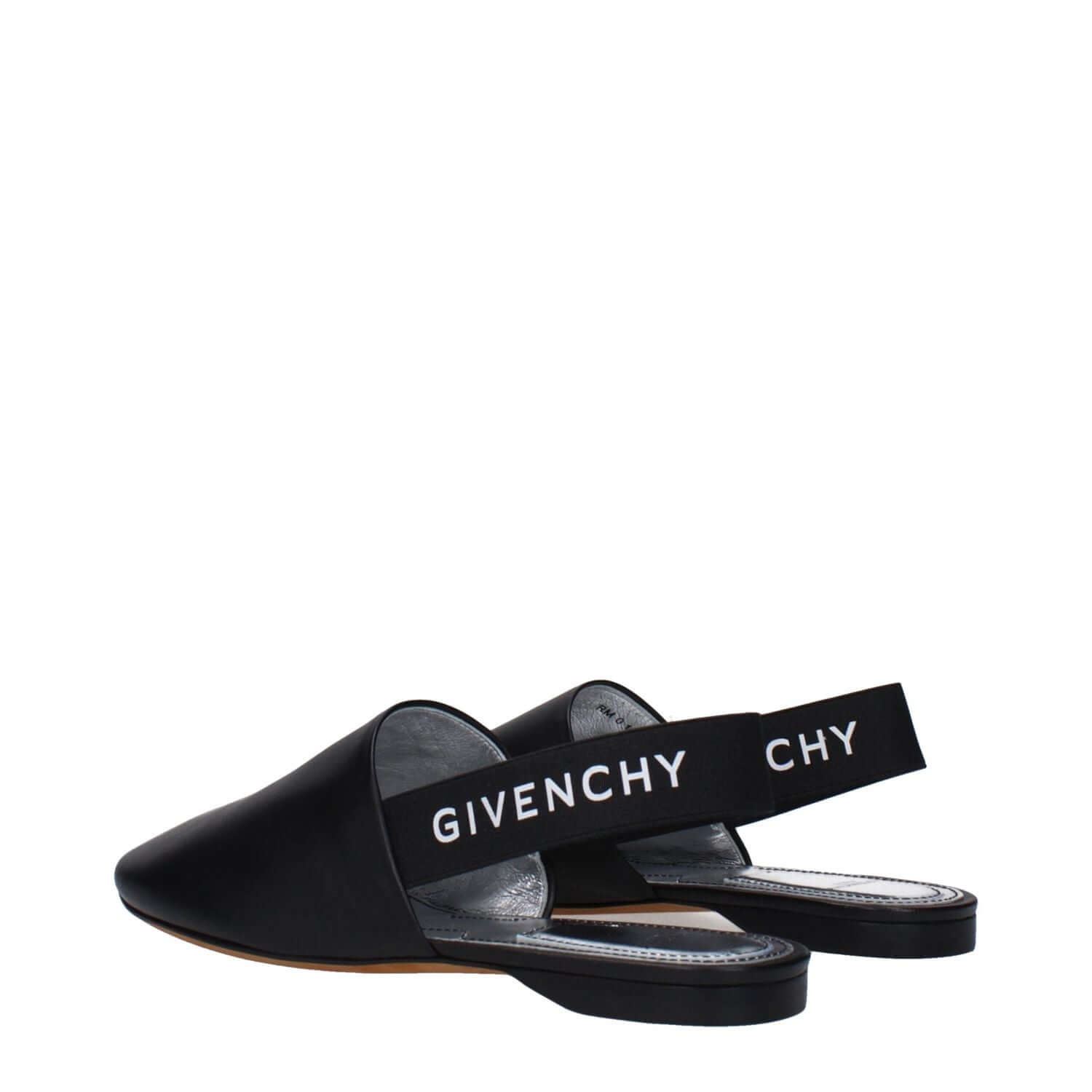 Givenchy Black Leather Mules
