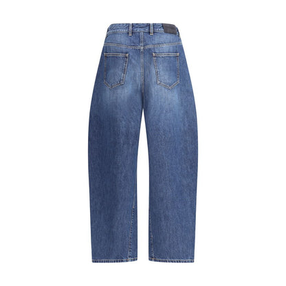 Givenchy Blue Cotton Relaxed Fit Jeans