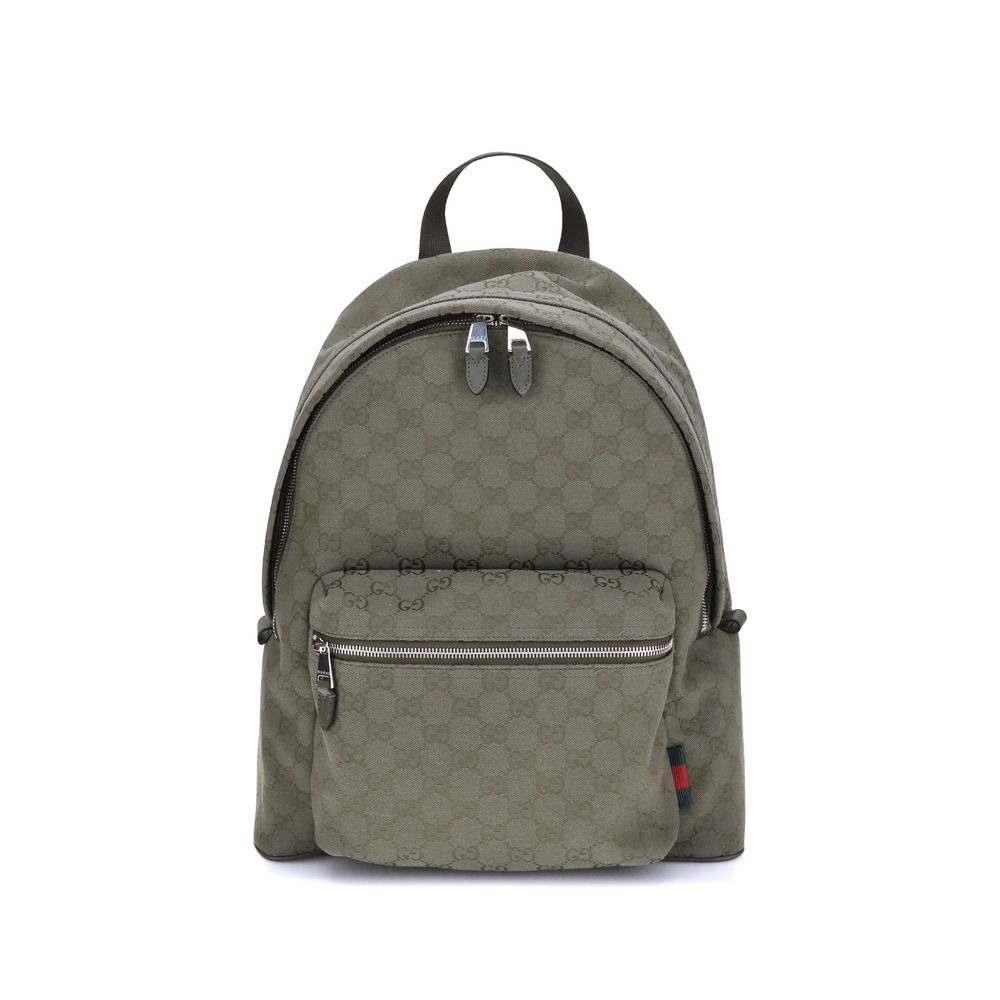 Front view with bag zipped and handles upright.