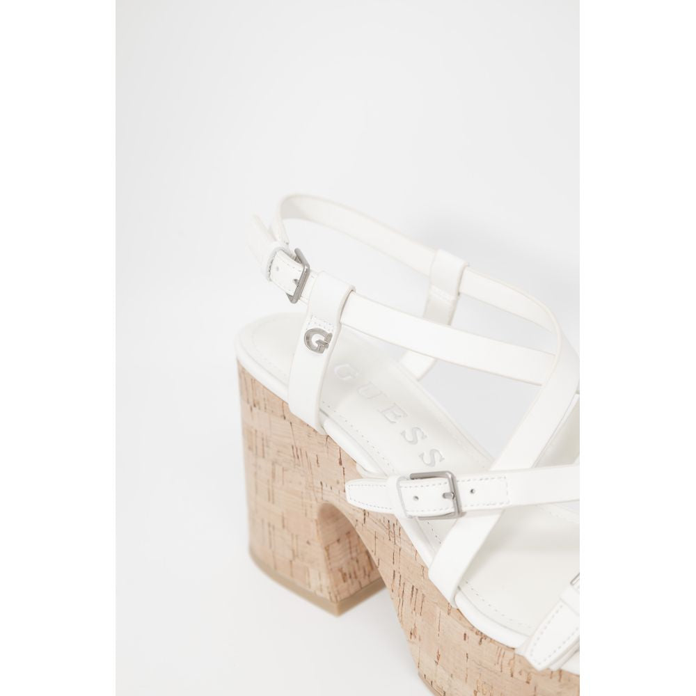 Guess Beige Leather High Heel Pumps